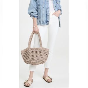Binge knitted cape circular tote LIKE NEW